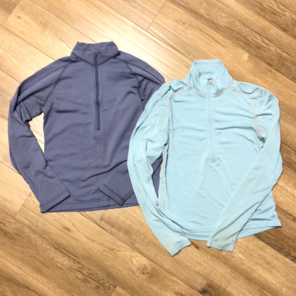 Two Pastel Hiking Tops